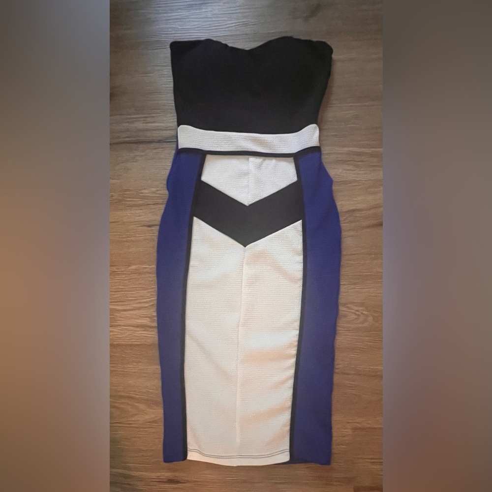 Elegant Colorblock Dress